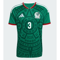 Camiseta México Cesar Montes #3 Primera Equipación Replica Mundial 2026 mangas cortas